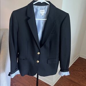 J. Crew Black Blazer with Gold Buttons